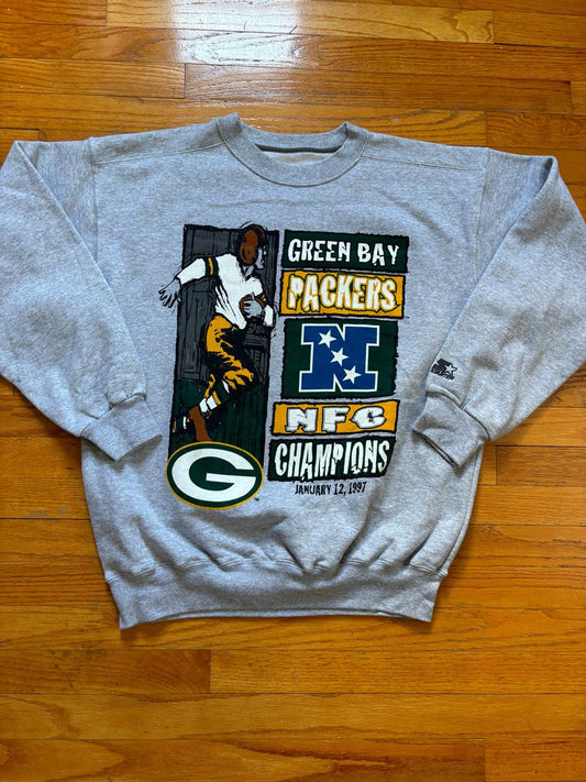 Vintage 90s NFL Green Bay Packer Crewneck Sweater