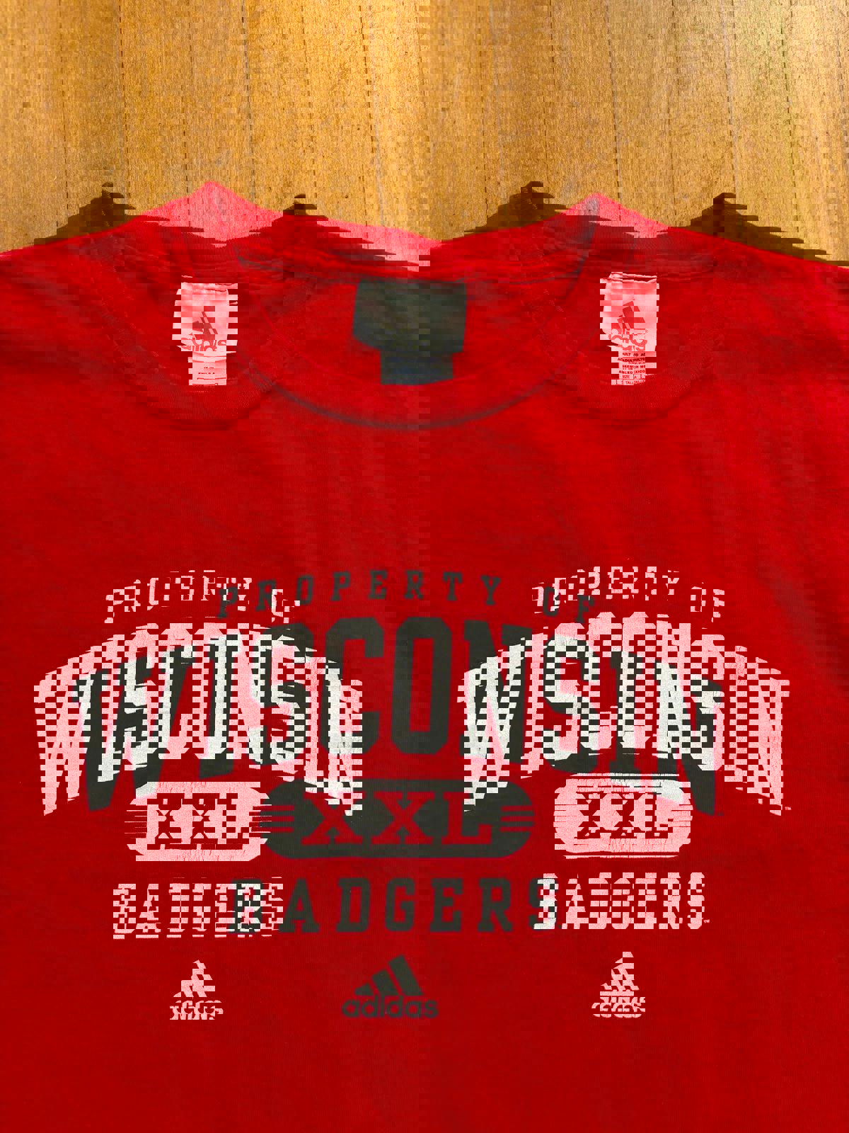 Vintage Adidas University of Wisconsin Badgers T-Shirt