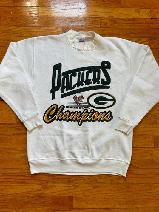 Vintage 90s NFL Green Bay Packer Super Bowl XXXI Champions Crewneck Sweater