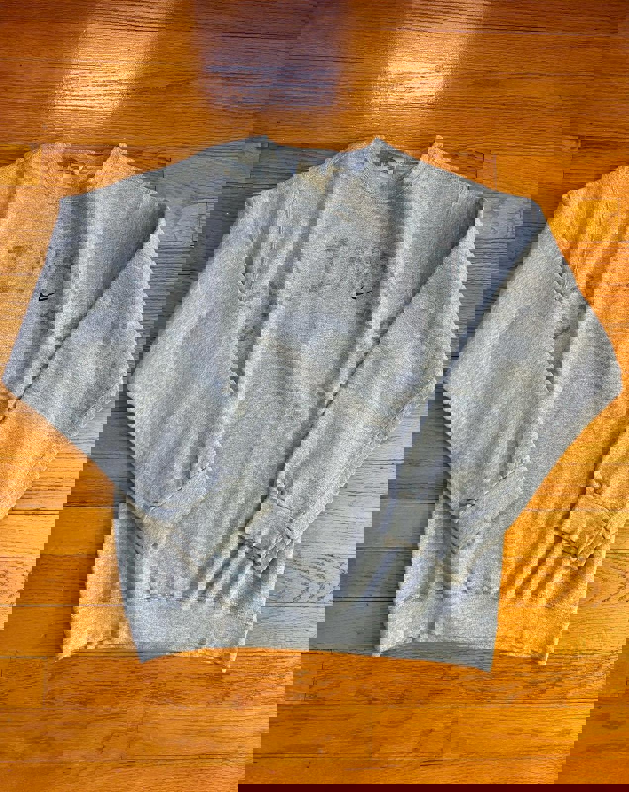 Vintage Nike Swoosh Grey Crewneck