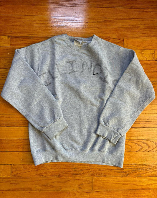 Vintage Nike Swoosh Grey Crewneck