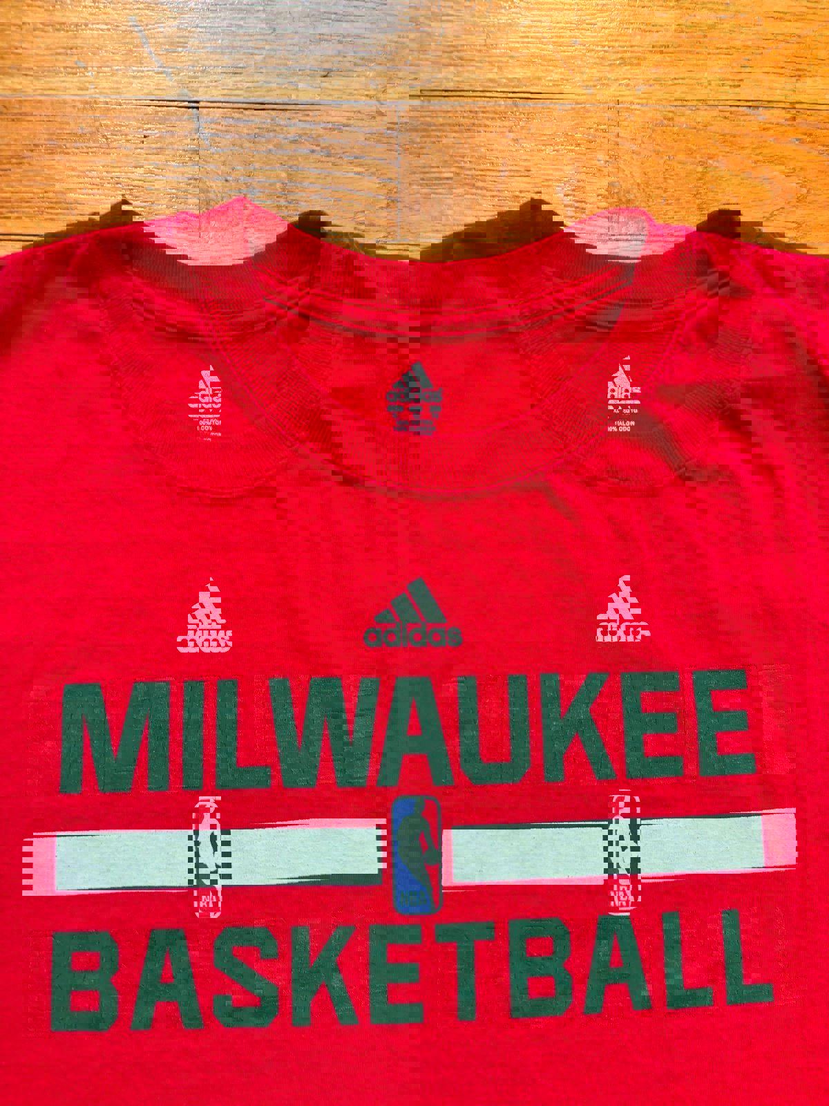 Vintage Adidas Milwaukee Bucks Warm Up Long Sleeve T-Shirt