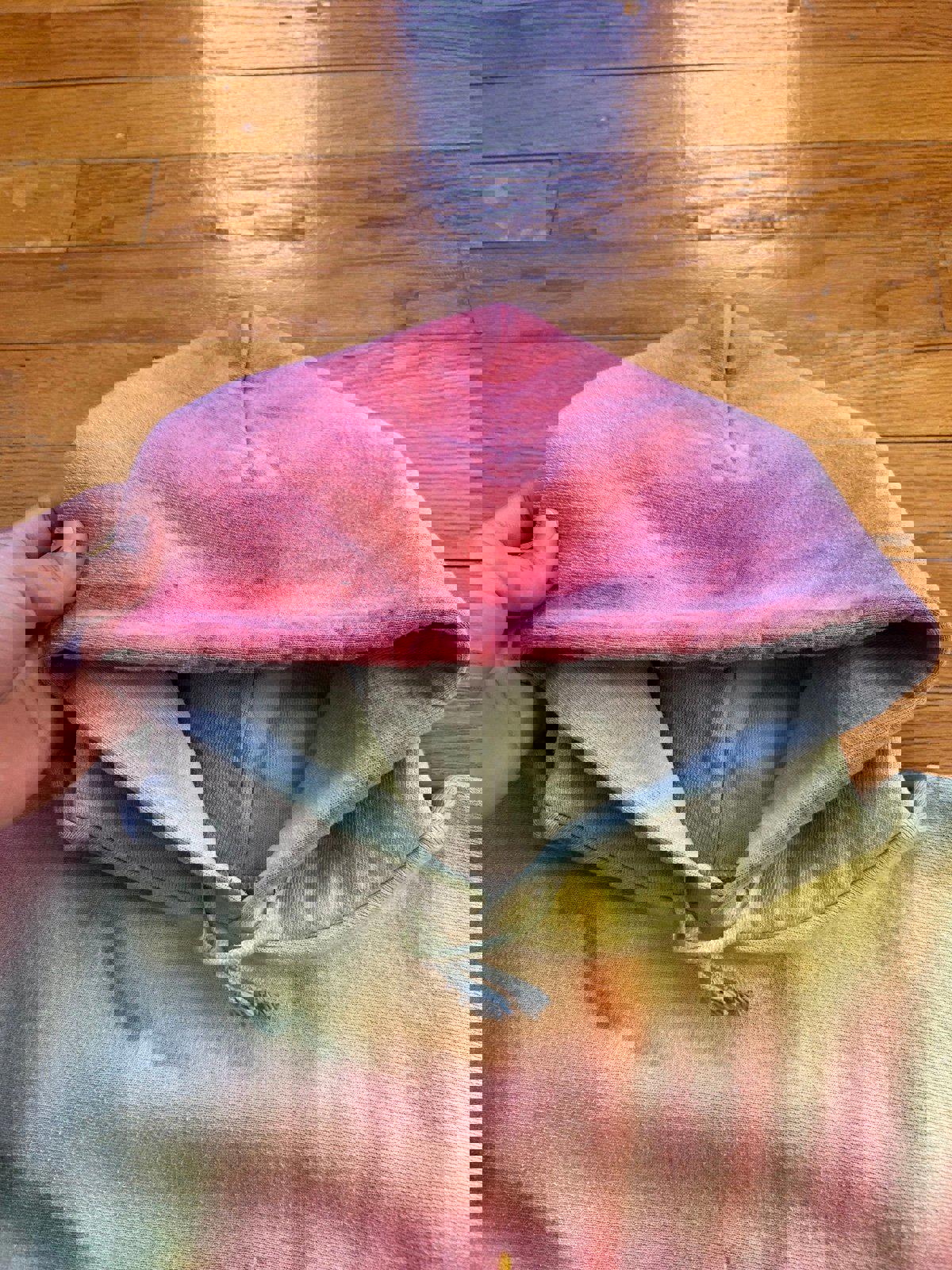 Vintage French Quarter Bourbon Street New Orleans Tie Dye Hoodie