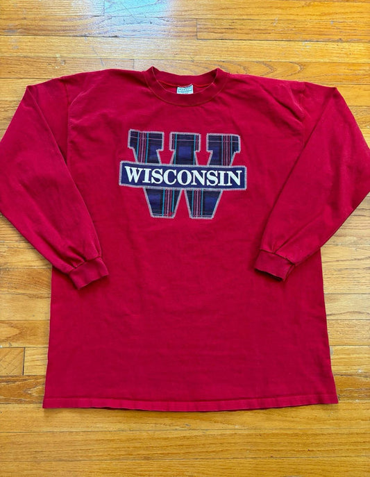 Vintage Wisconsin Badgers Long Sleeve T-Shirt