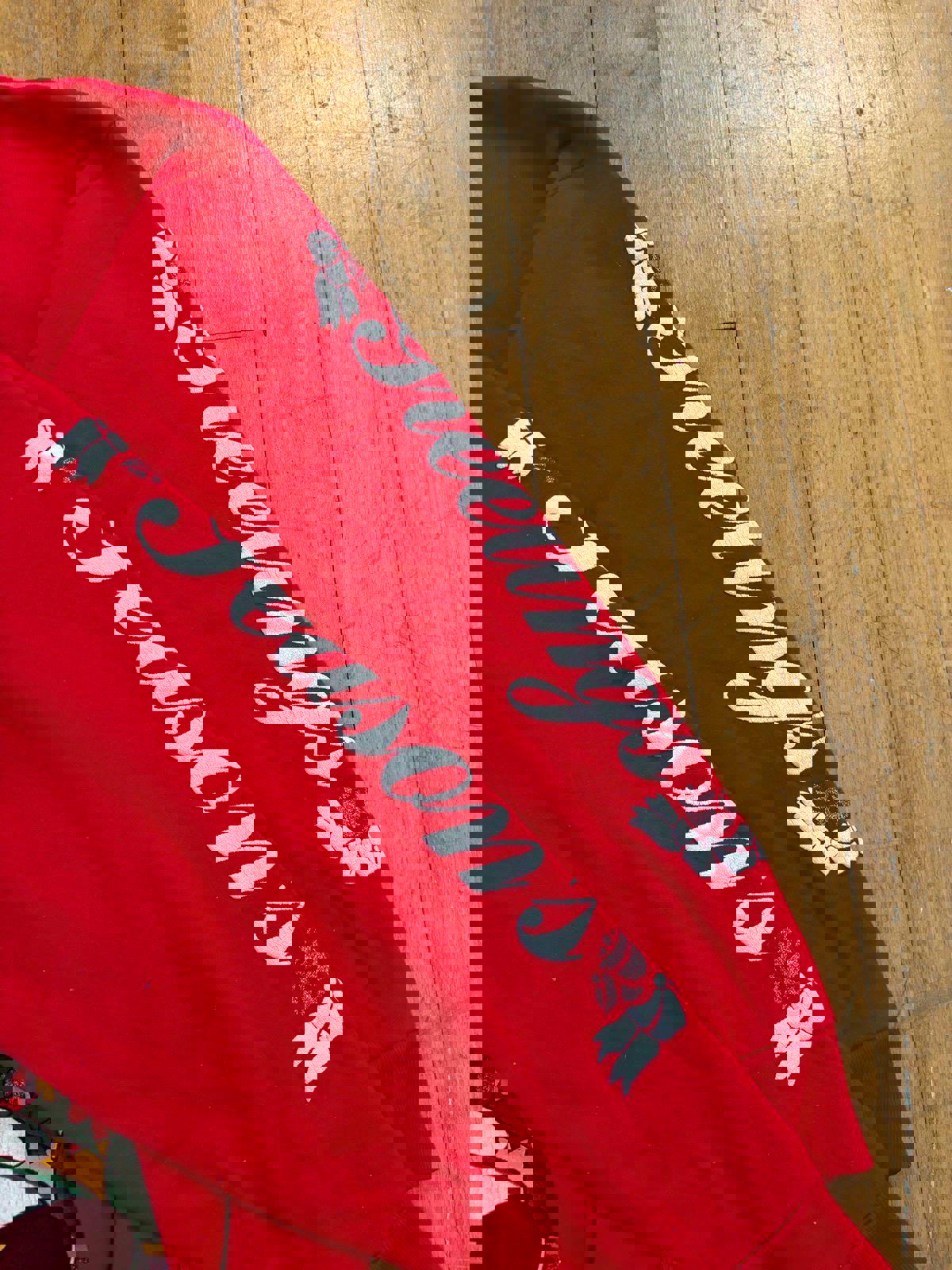 Vintage Walt Disney Christmas Holiday Mickey Mouse Winter Sweater