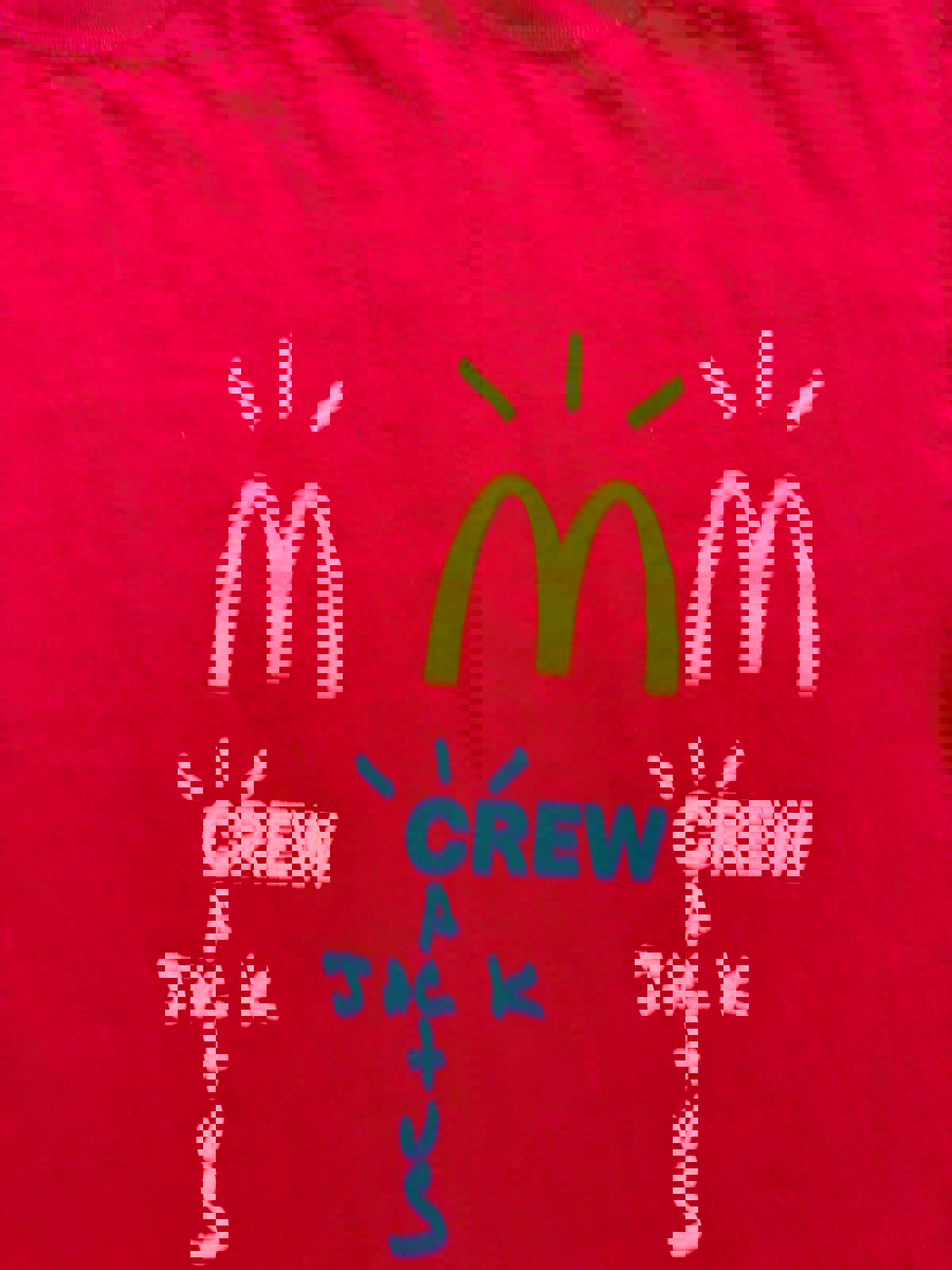 Travis Scott Cactus Jack Mcdonald's Crew T-Shirt