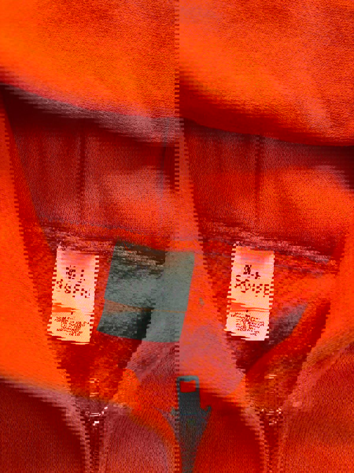 Vintage 90s Syracuse Orange Zip Up Hoodie Sweater