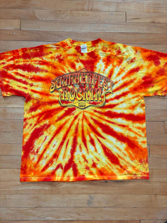 Vintage Summerfest Milwaukee Wisconsin Tie Dye T-Shirt