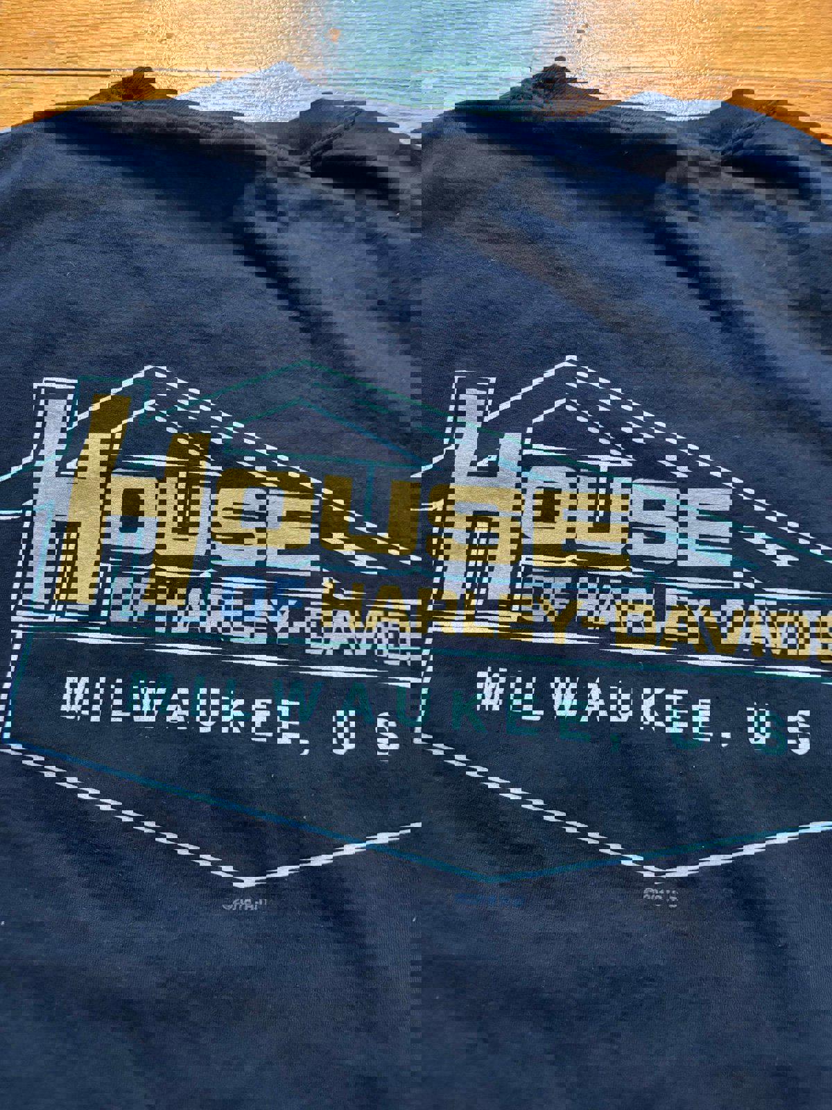 Harley Davidson Firefighter Motorcycle T-Shirt