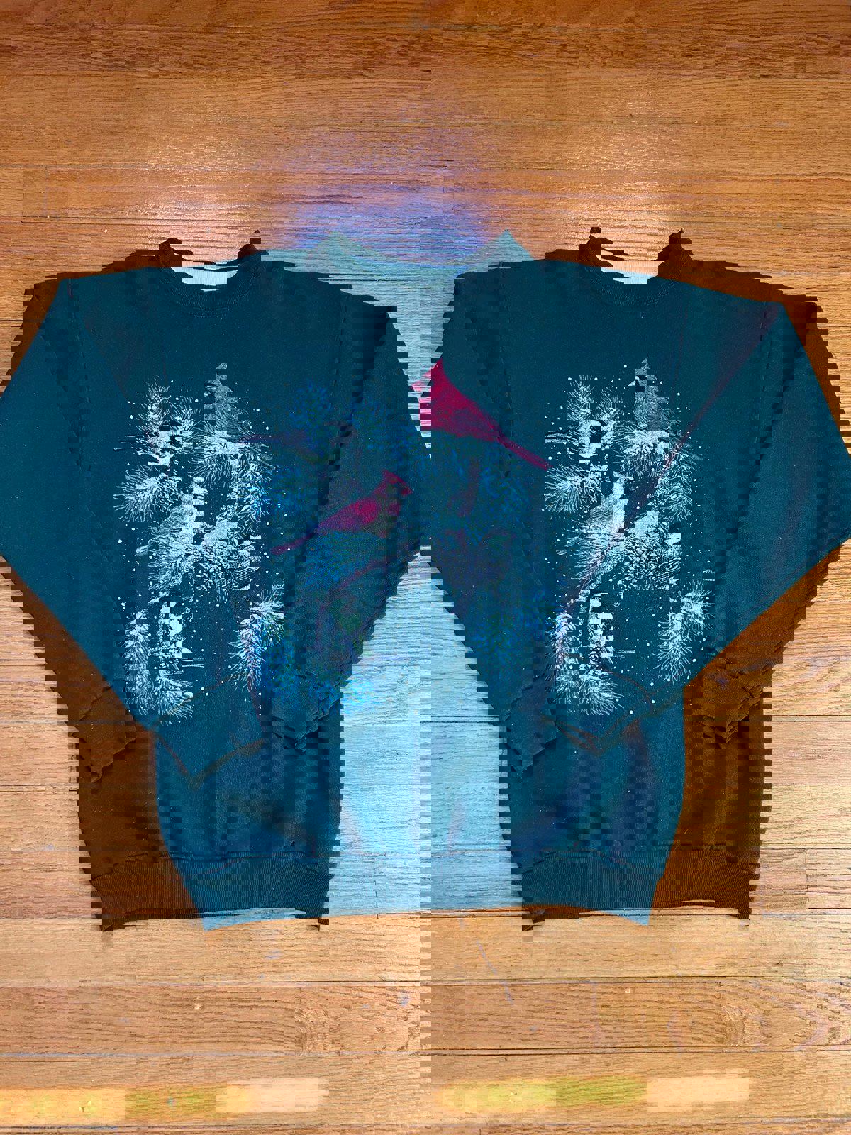 Vintage Christmas Winter Nature Crewneck