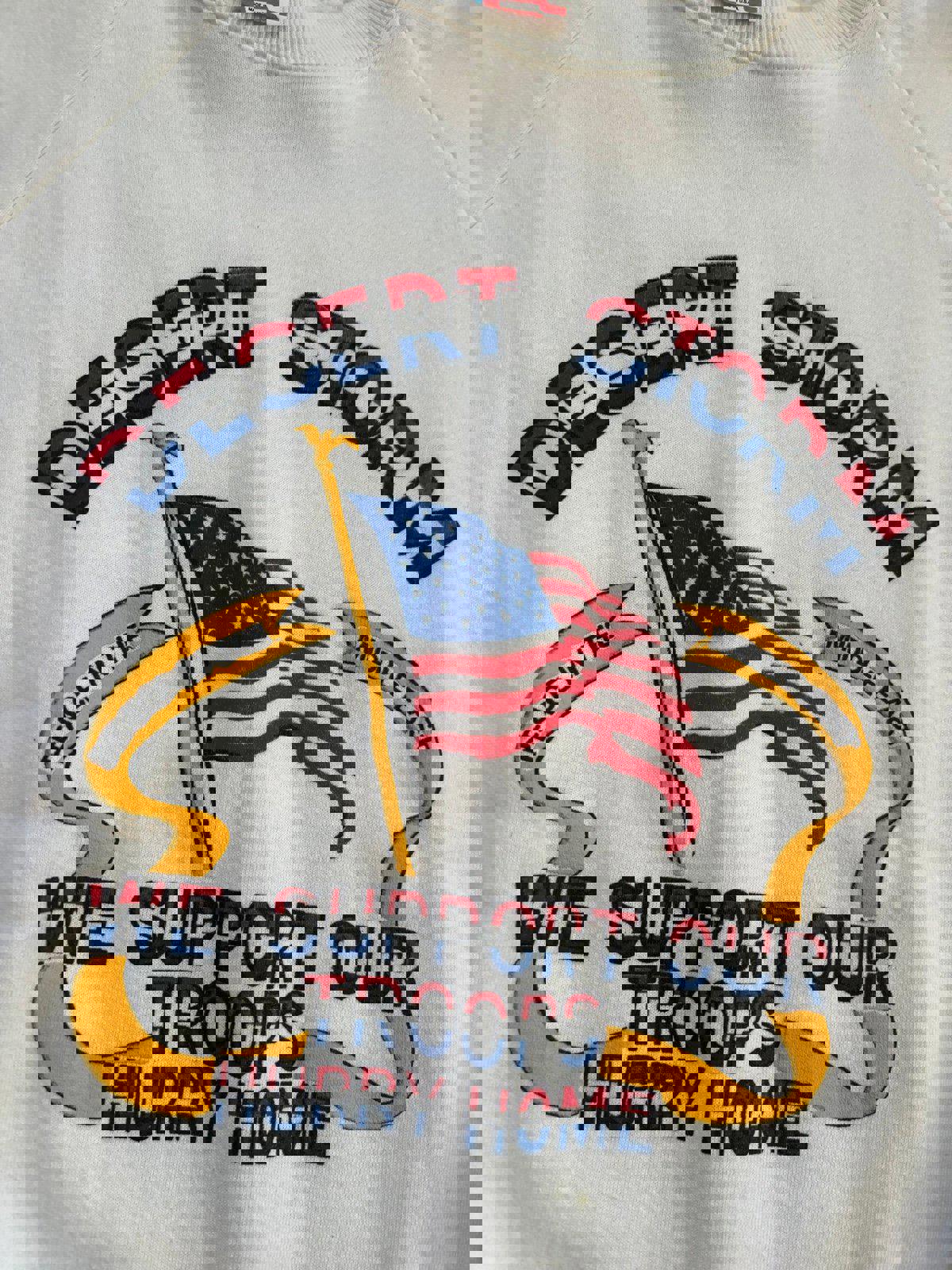 Vintage USA Desert Storm Troops Crewneck Sweater