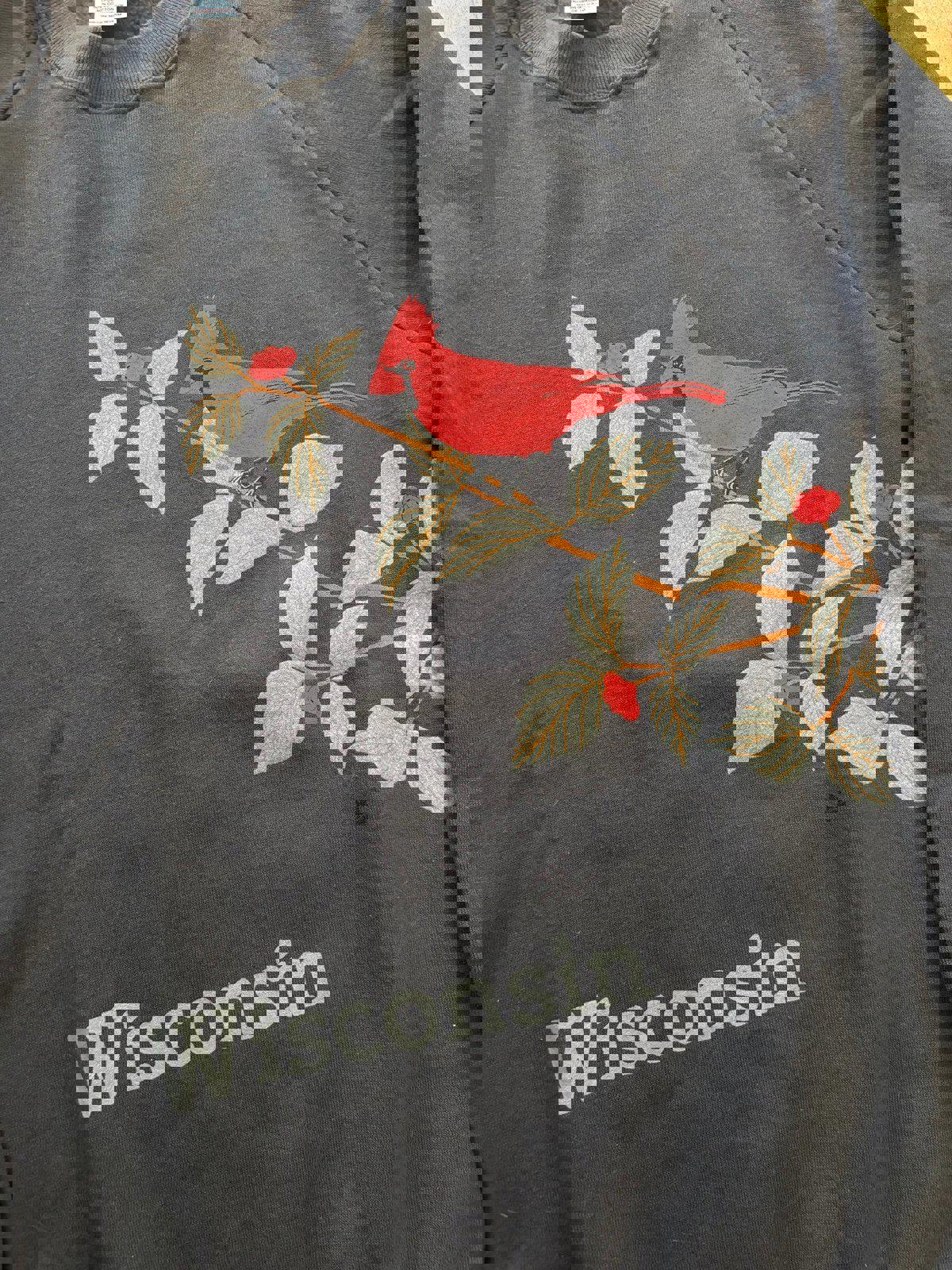 Vintage Wisconsin Up North Nature Crewneck Sweater