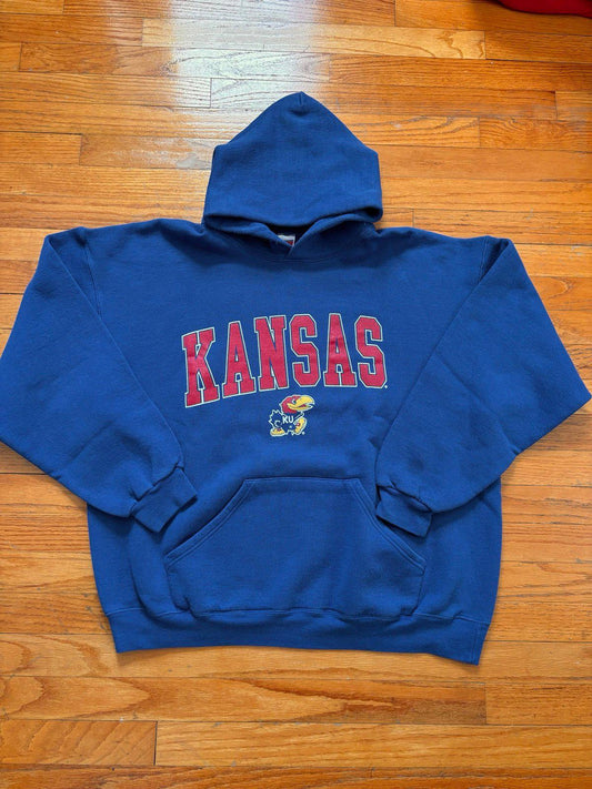 Vintage Kansas Jayhawks Hoodie Sweater