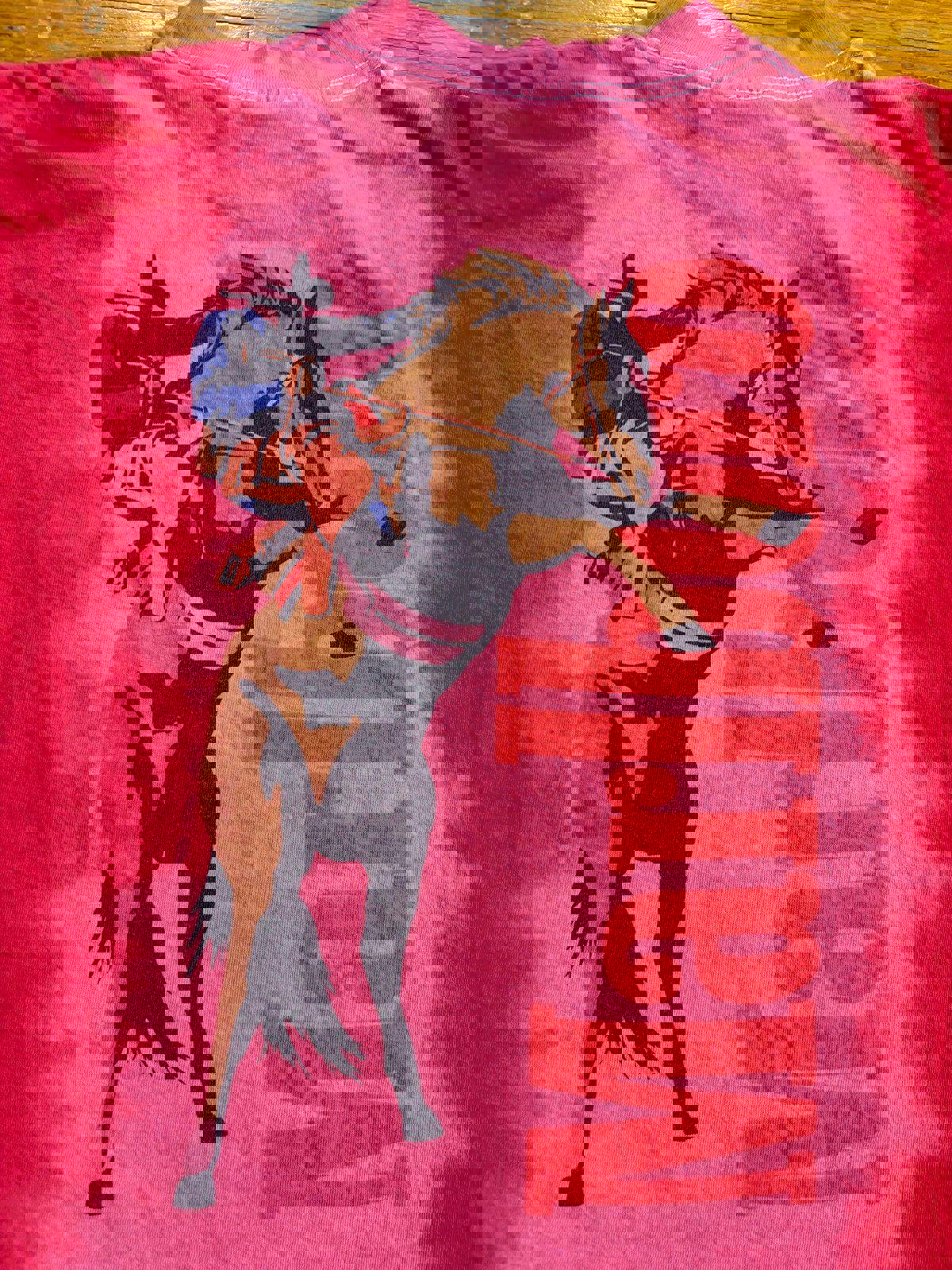 Vintage 90s Marlboro Horse Cowboy Cigarette Tie Dye T-Shirt