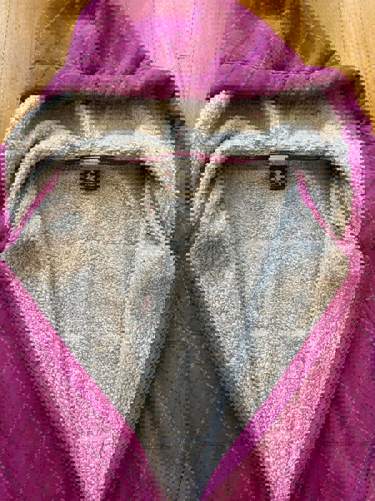 Vintage Nike ACG Pink Purple Fleece Zip Up Hoodie