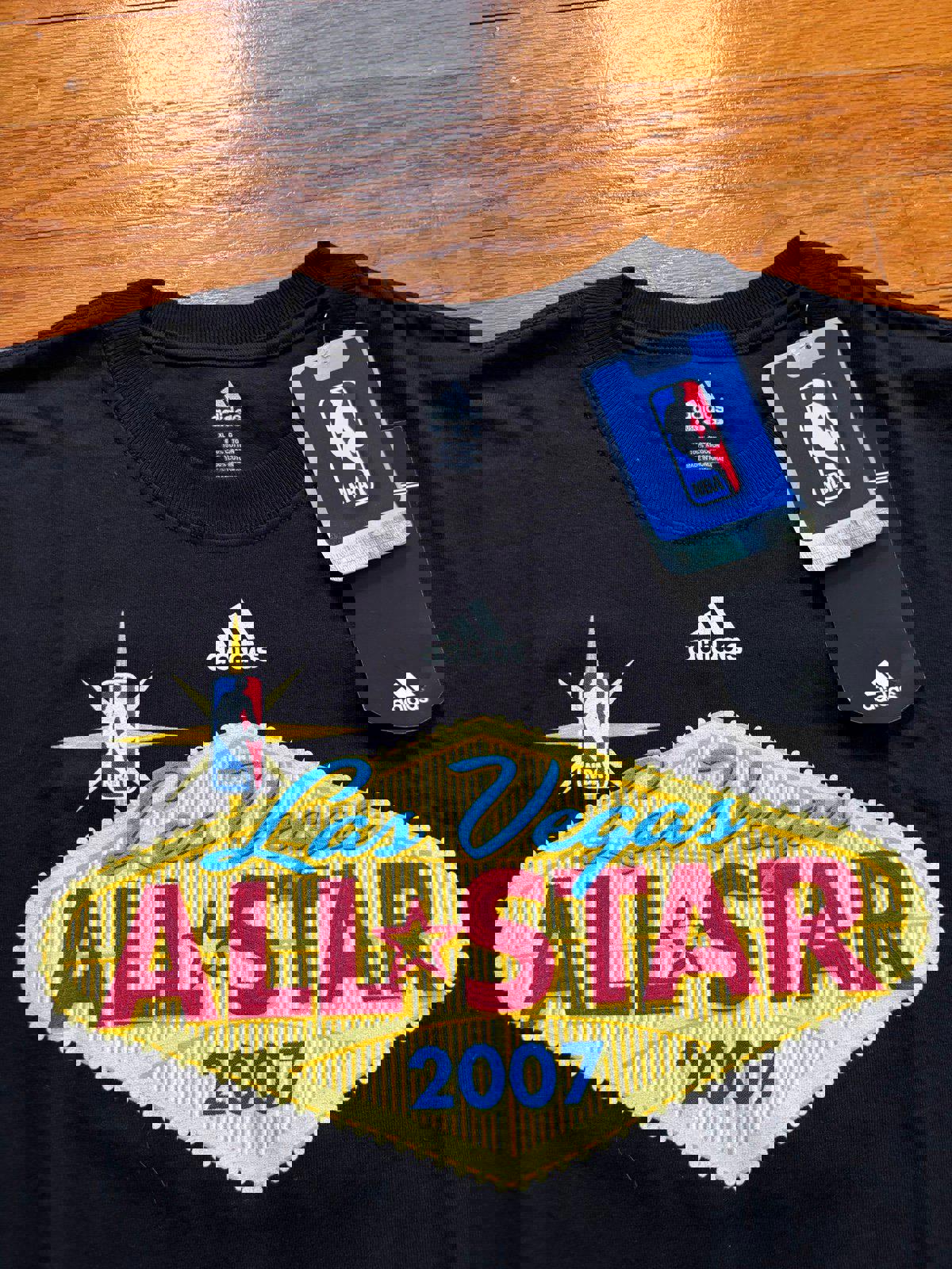 NWT Vintage Adidas NBA Las Vegas All Star Game 2007 T-Shirt