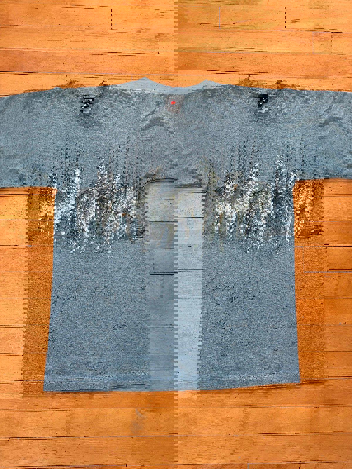 Vintage 90s Nature Wolf AOP T-Shirt