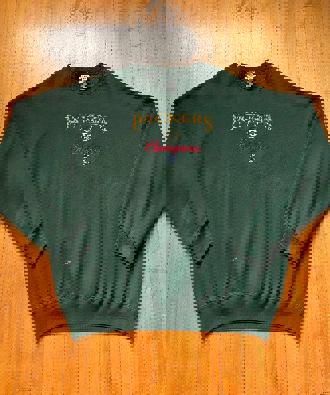 Vintage 90s NFL Green Bay Packers Super Bowl XXXI Champions Crewneck Sweater