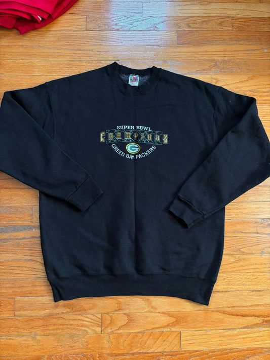 Vintage 90s NFL Green Bay Packer Super Bowl XXXI Champions Crewneck Sweater