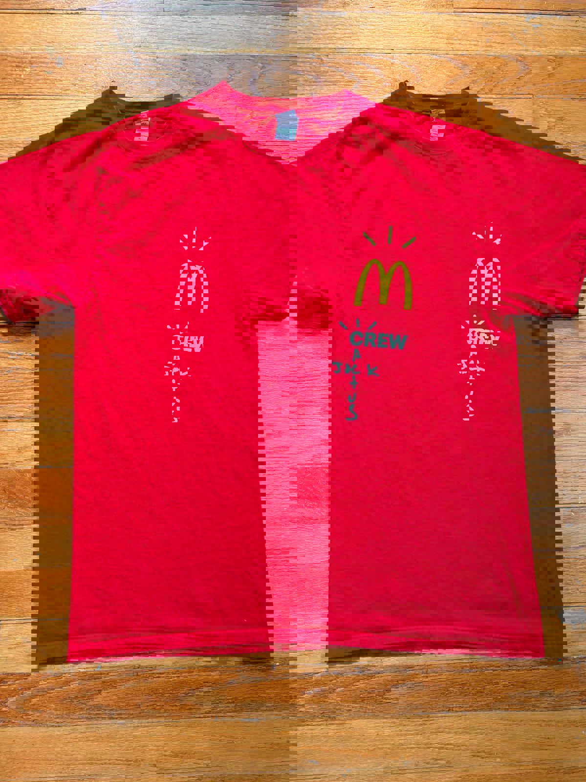 Travis Scott Cactus Jack Mcdonald's Crew T-Shirt