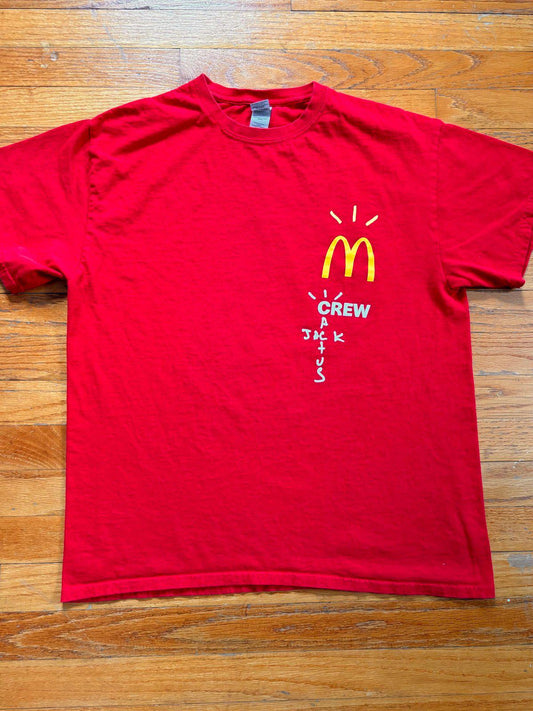 Travis Scott Cactus Jack Mcdonald's Crew T-Shirt