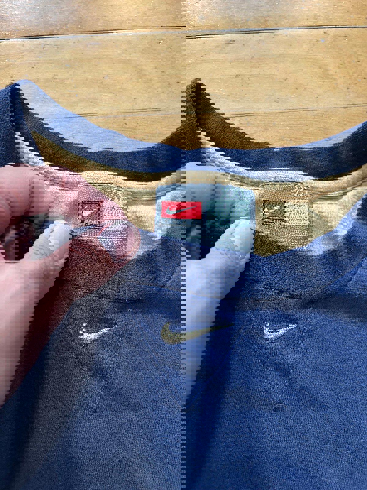 Vintage Nike MLB Milwaukee Brewers Center Swoosh Miller Park T-Shirt