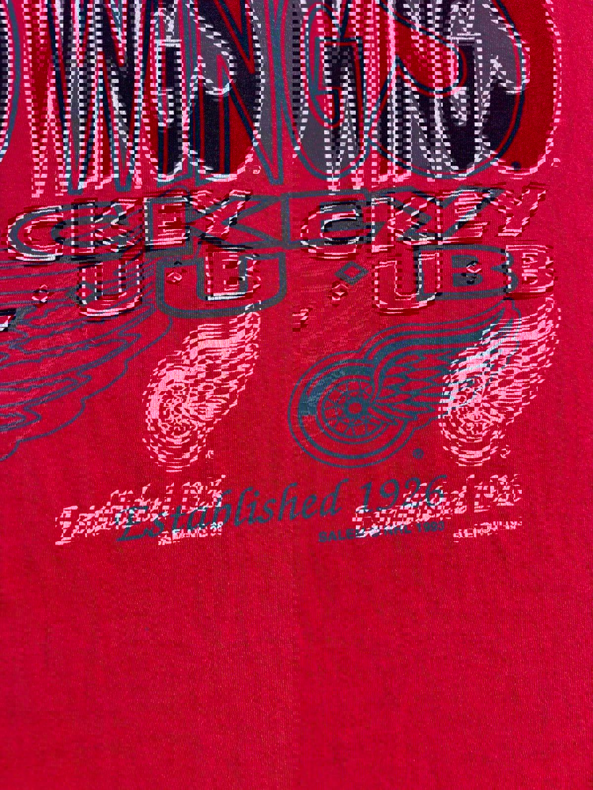 Vintage NHL Detroit Red Wings Stanley Cup Champions T-Shirt