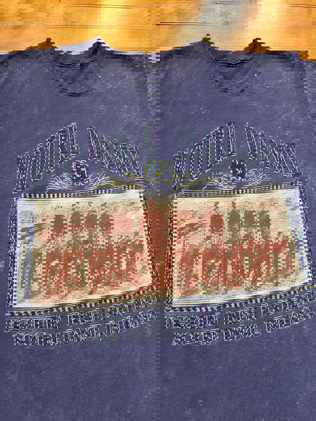 Vintage Notre Dame Fight Irish Football T-Shirt