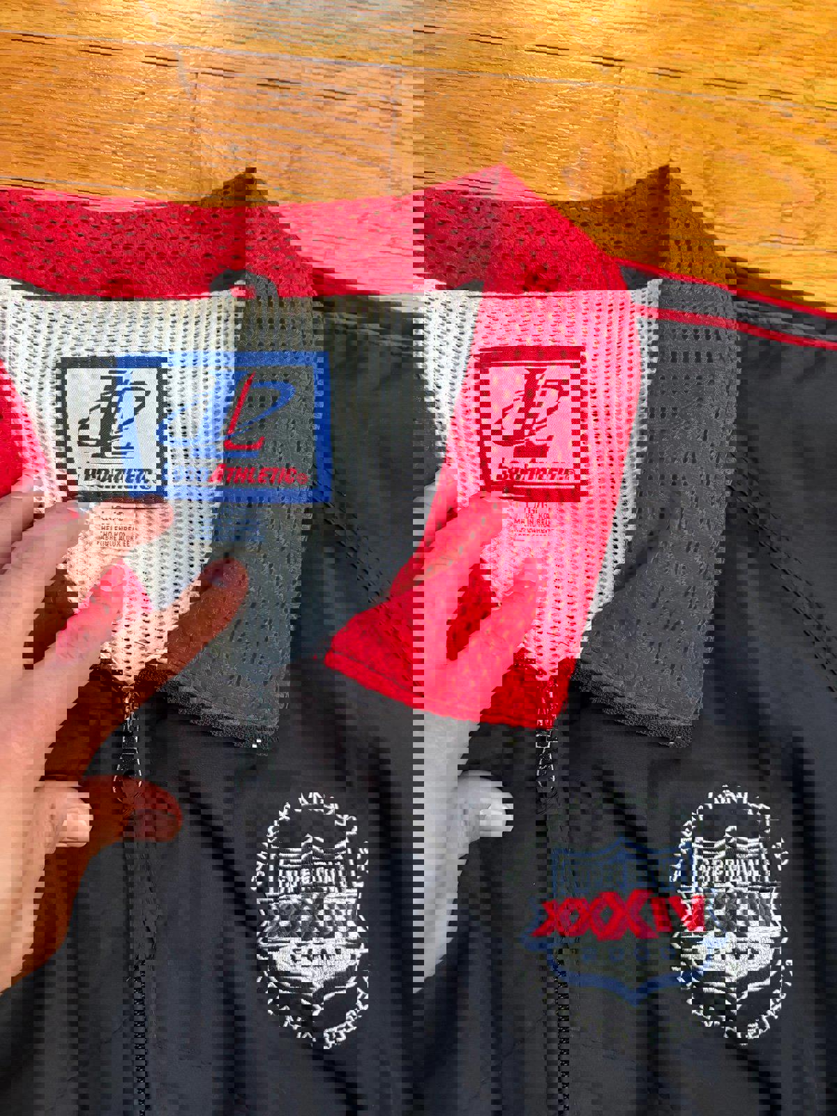 Vintage NFL Superbowl XXXIV Atlanta Georgia Windbreaker