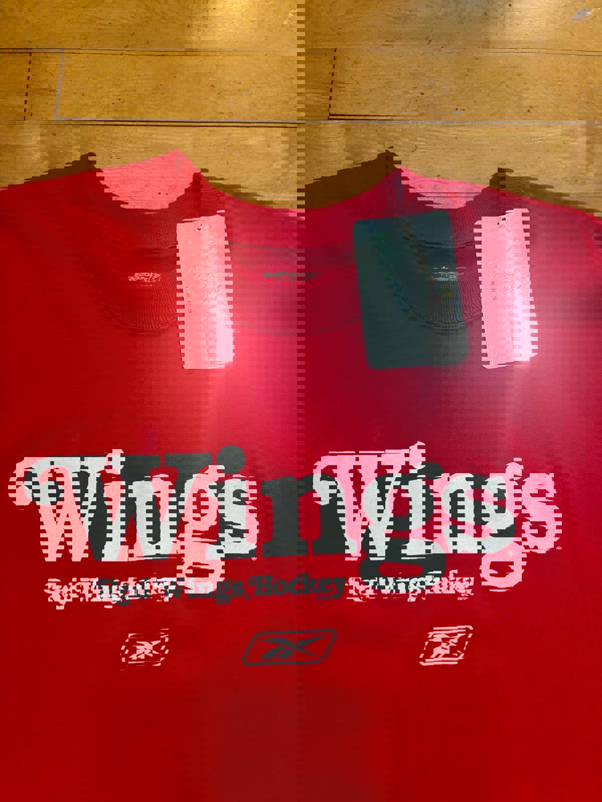 Vintage NWT NHL Detroit Red Wings Reebok T-Shirt