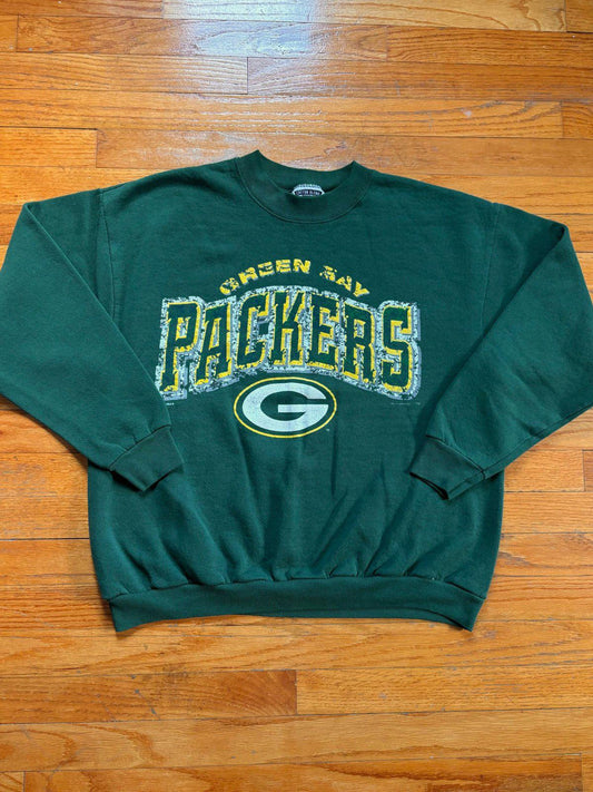 Vintage 90s NFL Green Bay Packer Crewneck Sweater