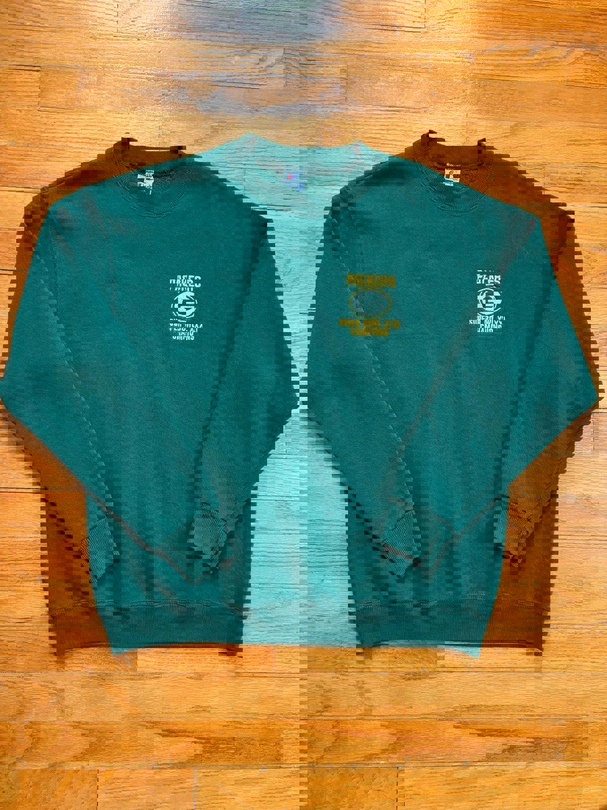 Vintage 90s NFL Green Bay Packer Super Bowl XXXI Champions Crewneck Sweater