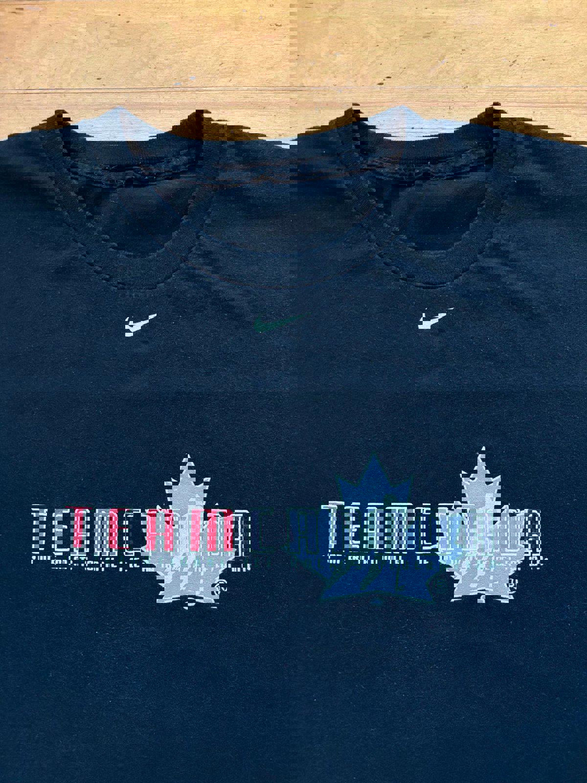 Vintage Nike Team Canada Hockey Center Swoosh T-Shirt