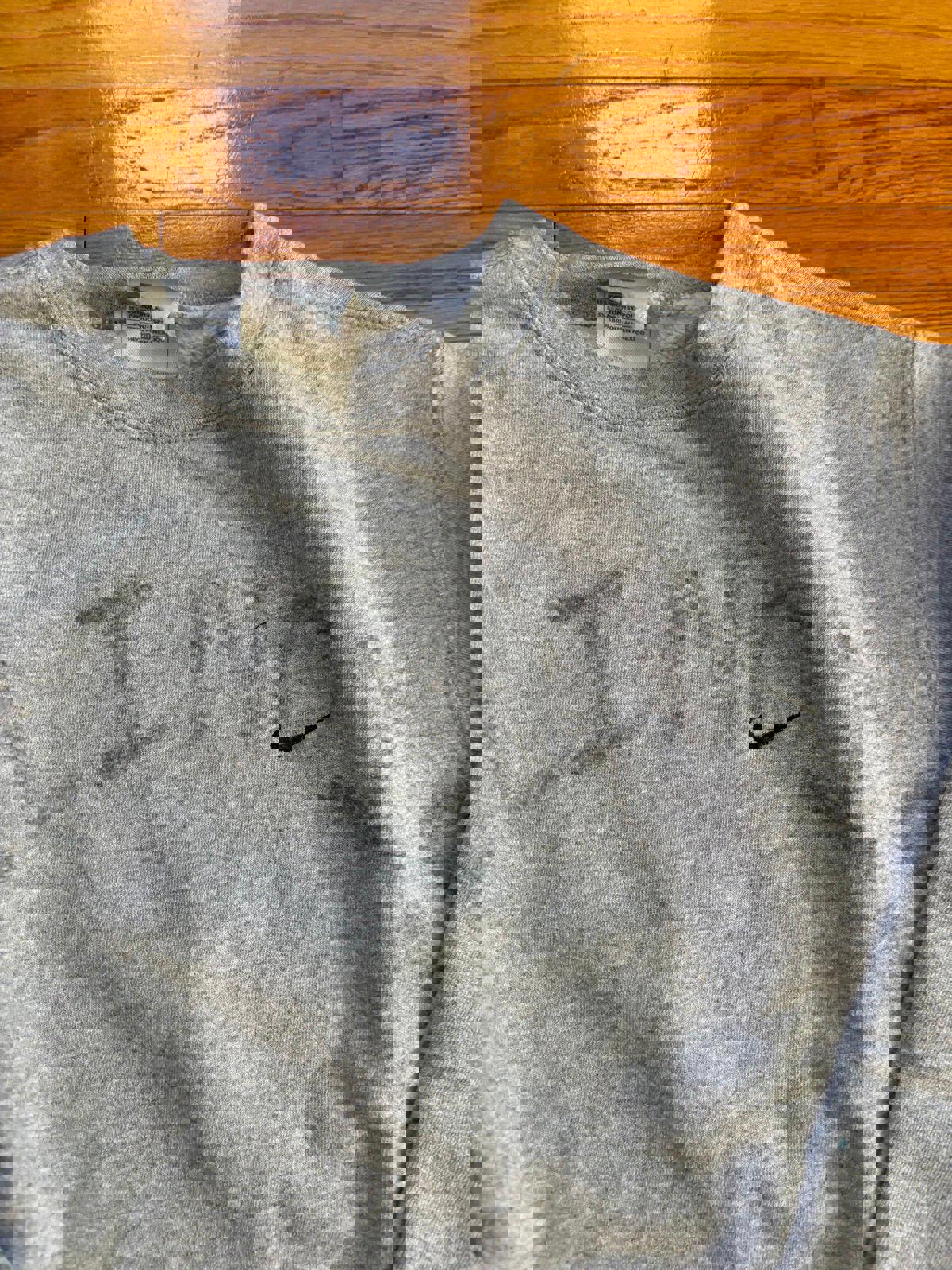 Vintage Nike Swoosh Grey Crewneck