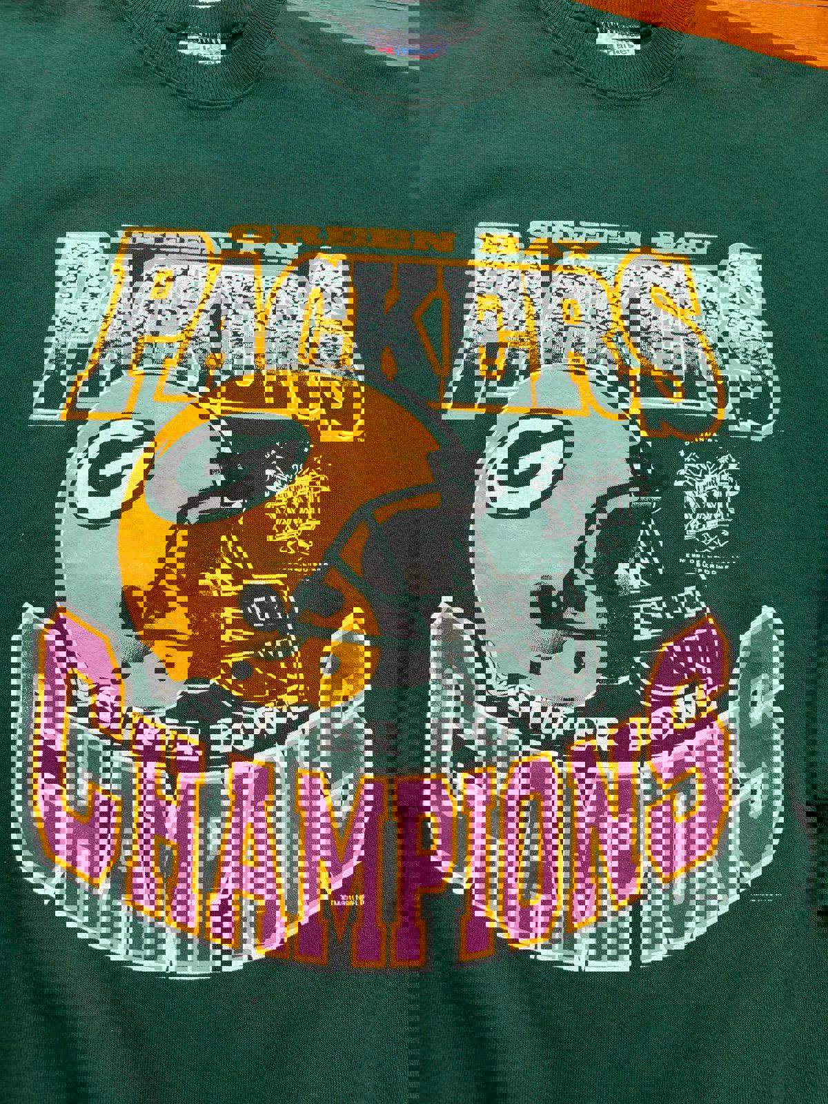 Vintage 90s NFL Green Bay Packer Super Bowl XXXI Champions Crewneck Sweater