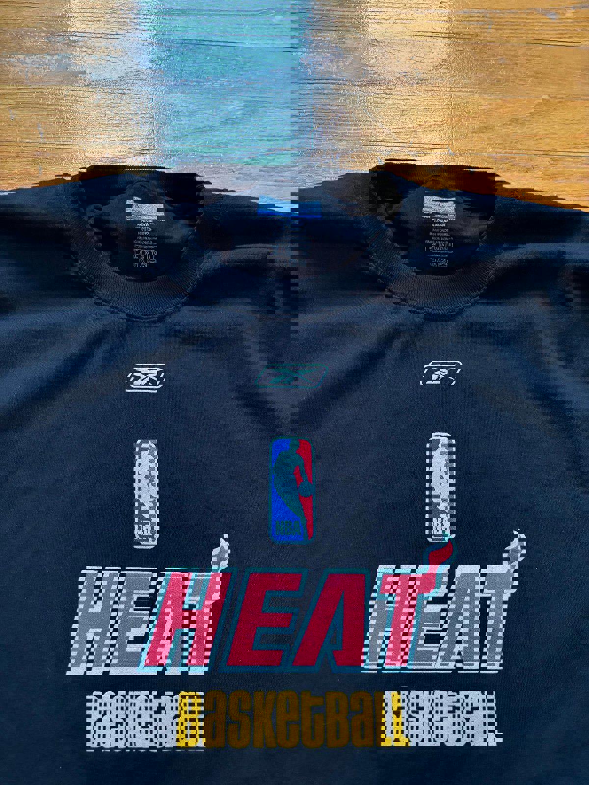 Vintage Y2K Reebok NBA Miami Heat Basketball T-Shirt