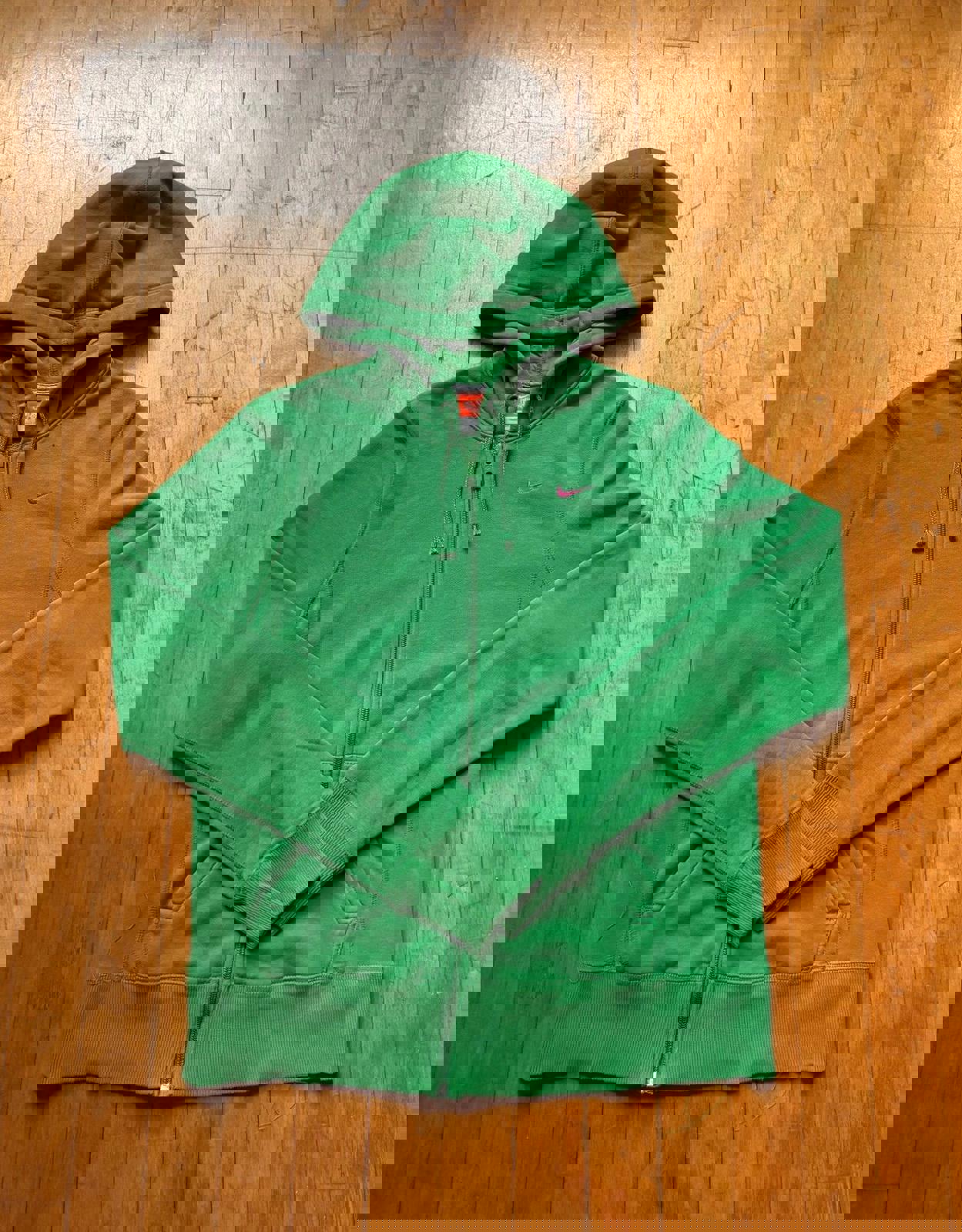 Vintage Nike Swoosh Zip Up Hoodie