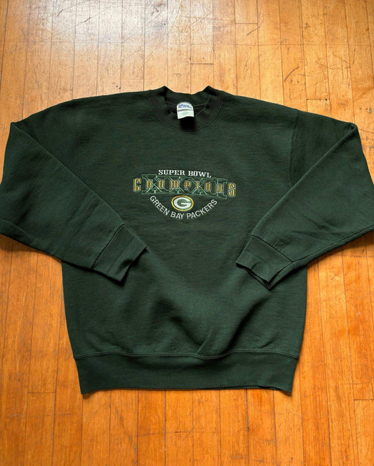 Vintage 90s NFL Green Bay Packers Super Bowl XXXI Champions Crewneck Sweater