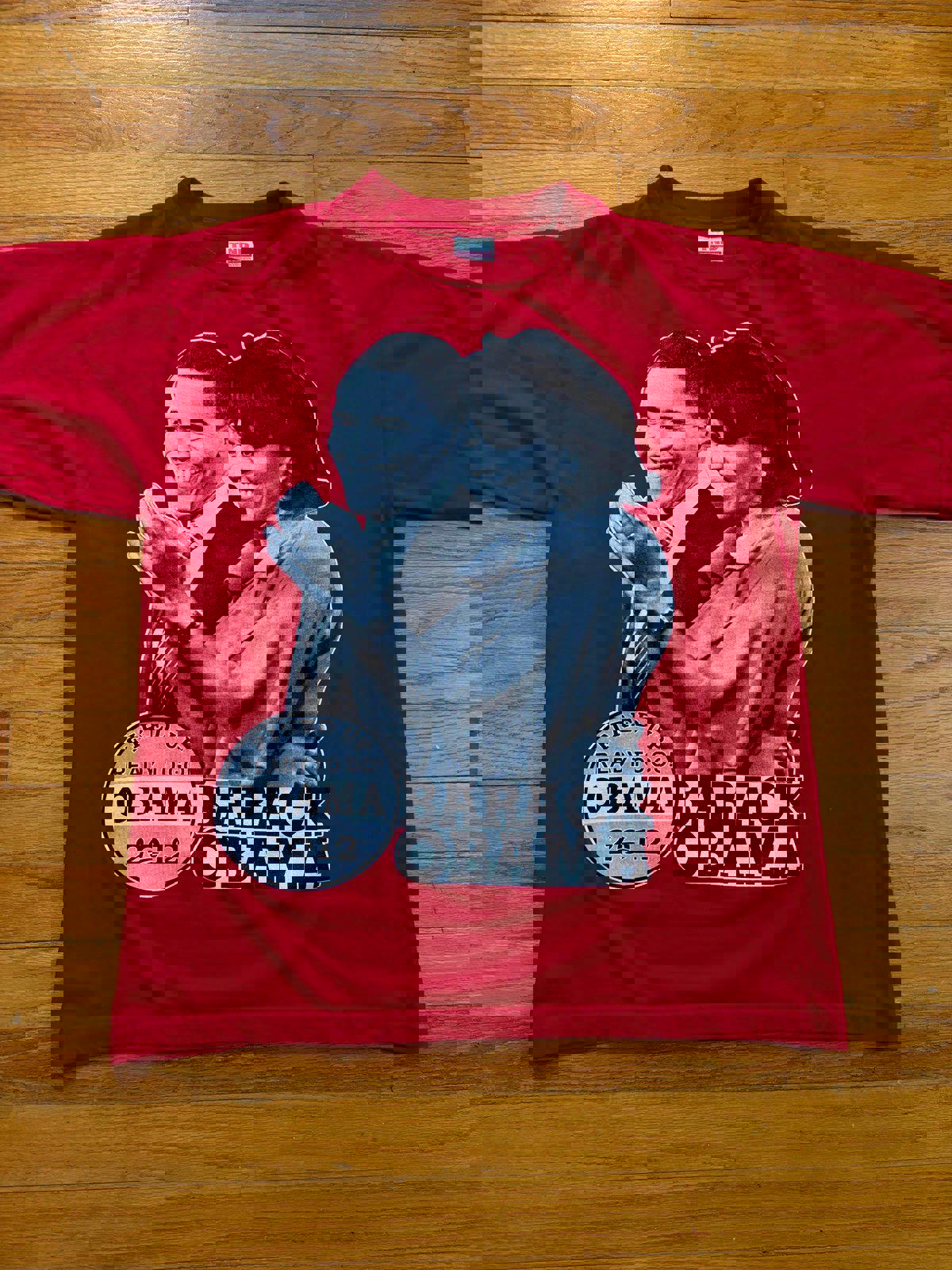 Vintage 2012 Barack Obama United States USA T-Shirt