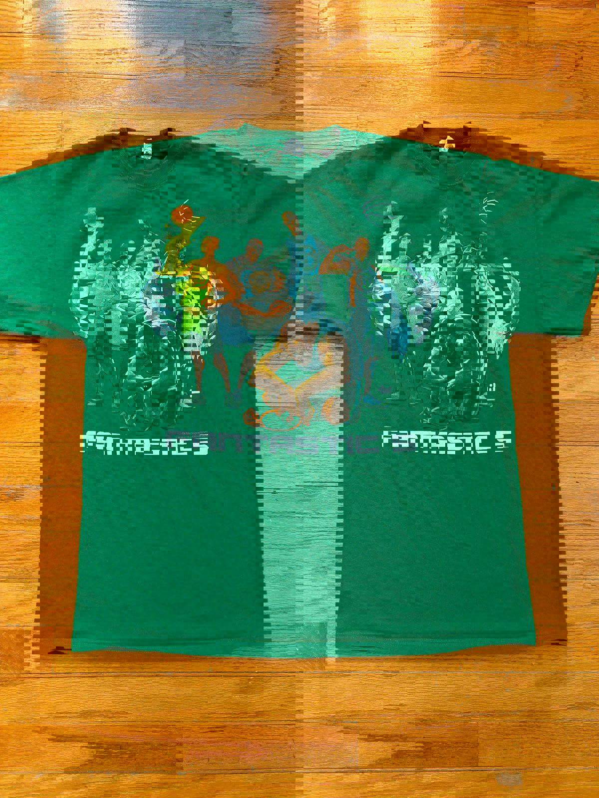 Vintage Boston Celtics "Fantastic 5" Paul Pierce Ray Allen T-Shirt