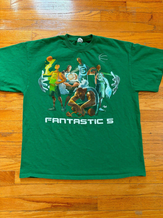 Vintage Boston Celtics "Fantastic 5" Paul Pierce Ray Allen T-Shirt
