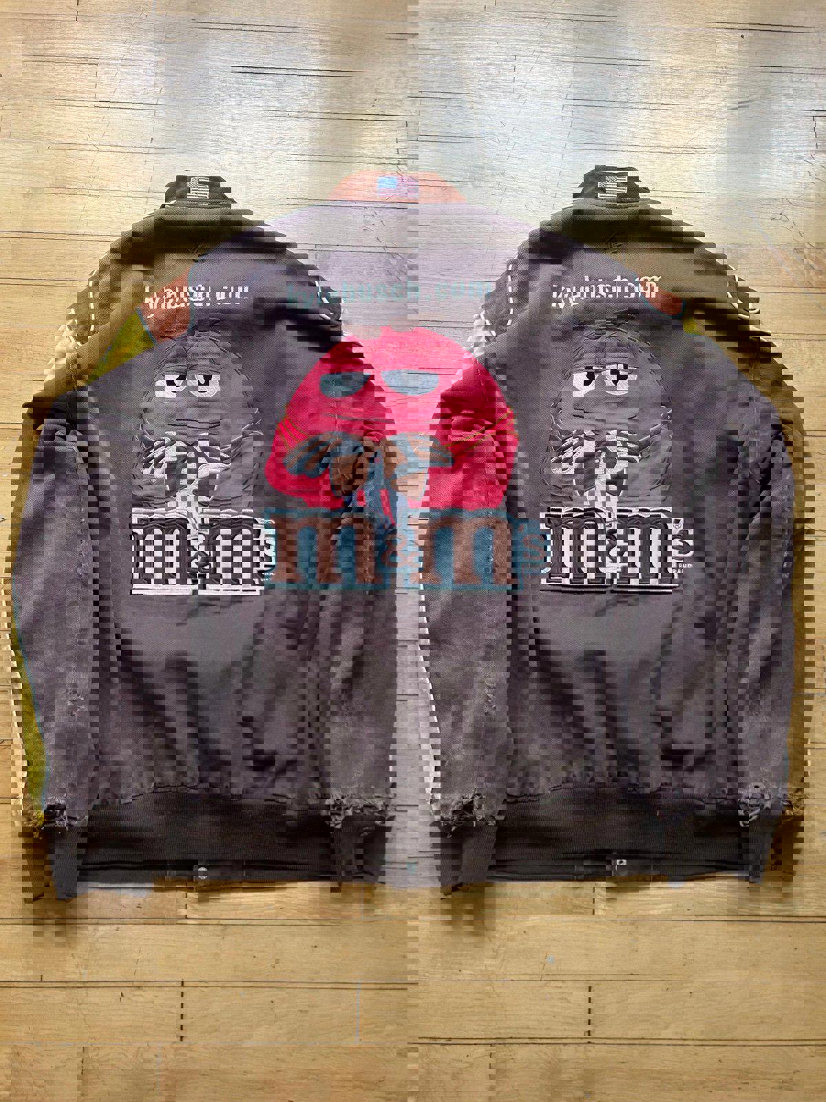 Vintage NASCAR M&M's Kyle Busch Racing Jacket