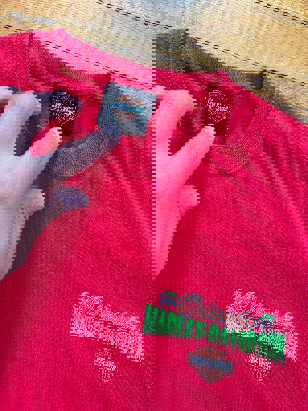 Harley Davidson Motorcycle Christmas Santa T-Shirt