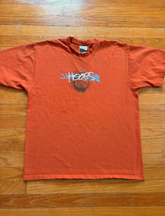 Vintage Y2K Nike Basketball Center Swoosh T-Shirt