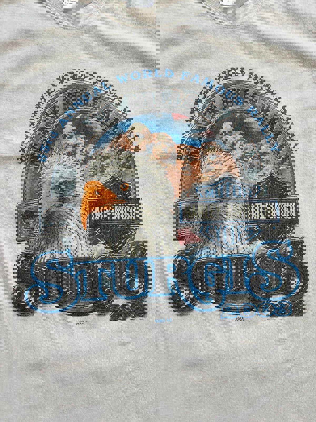 Vintage Harley Davidson Motorcycle Eagle USA T-Shirt