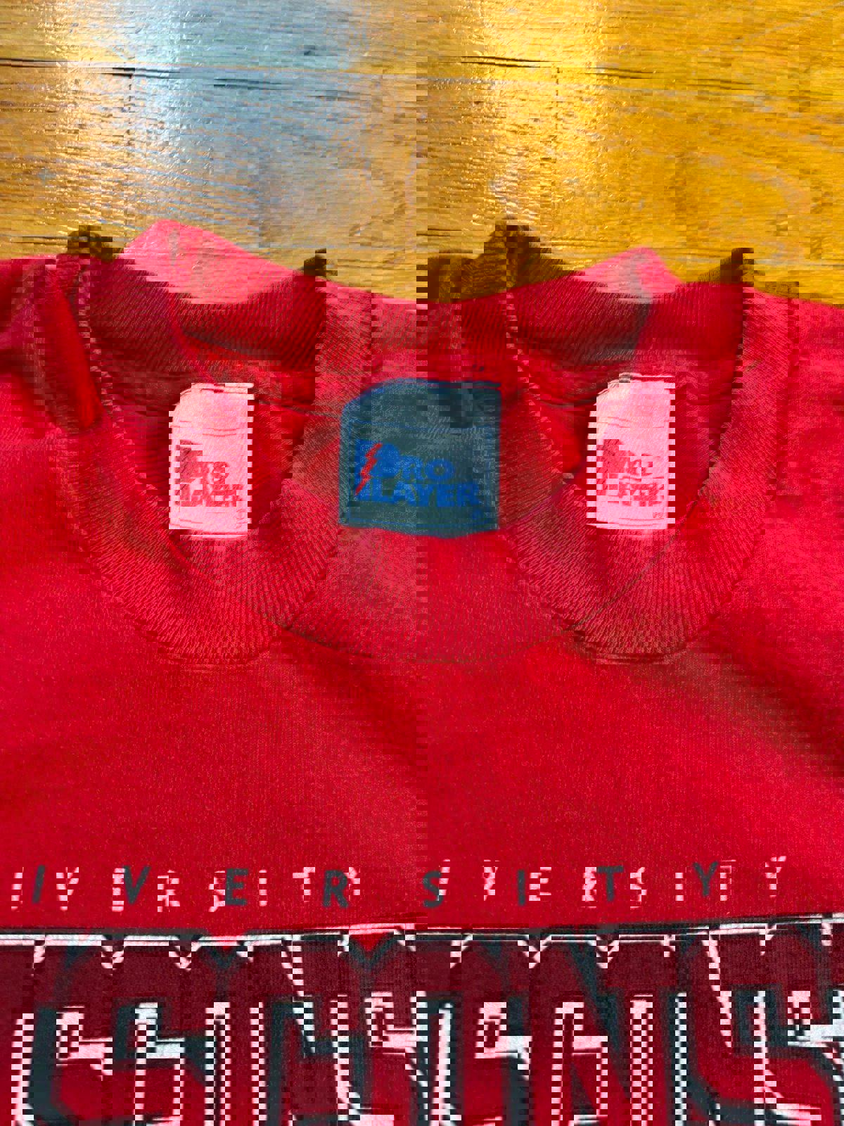 Vintage 90s University of Wisconsin Badgers Football Rose Bowl T-Shirt