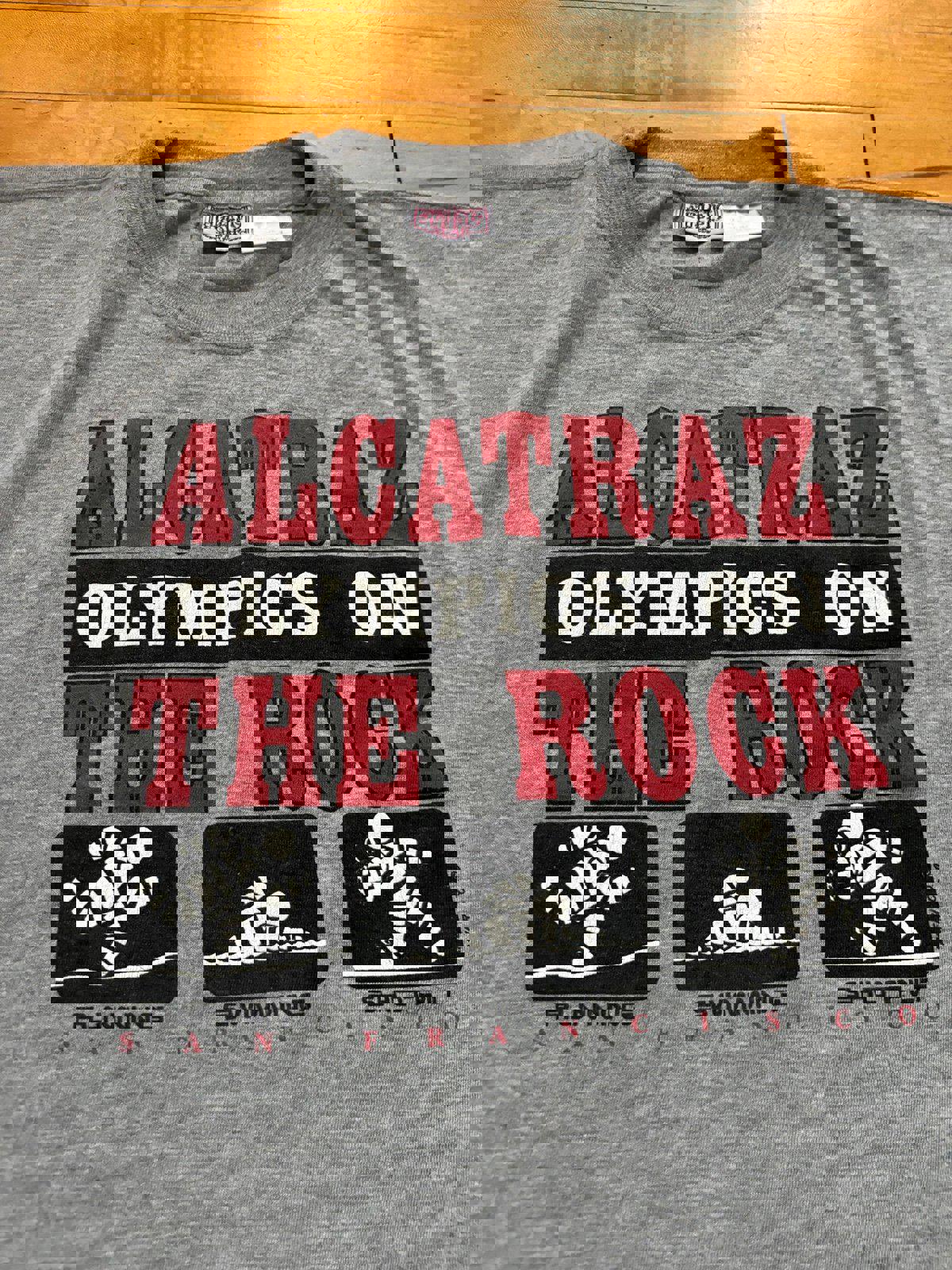 Vintage Alcatraz Olympics on the Rock T-Shirt