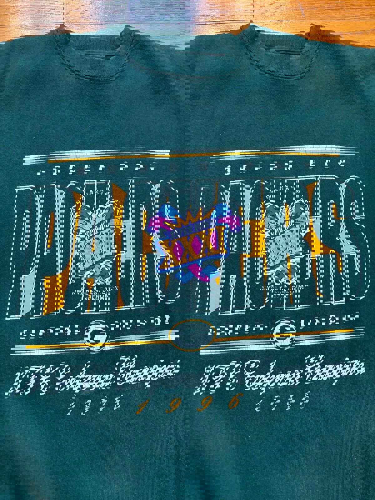 Vintage 90s NFL Green Bay Packer Super Bowl XXXI Champions Crewneck Sweater