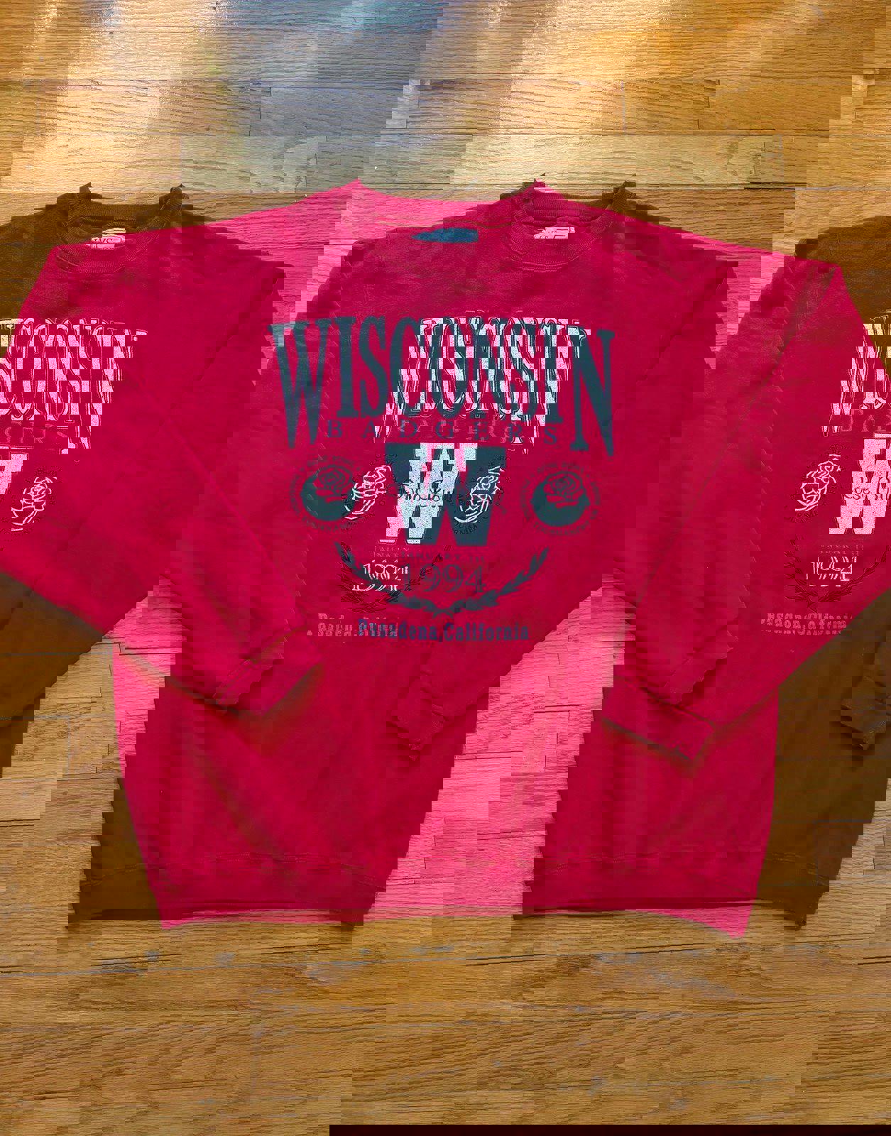 Vintage University of Wisconsin Badgers Rose Bowl Crewneck Sweater