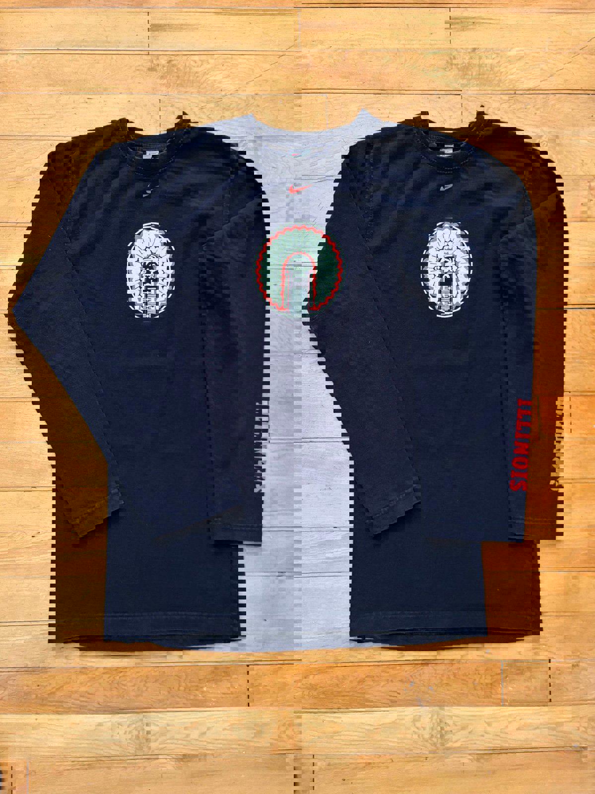 Vintage Nike Illinois Fighting Illini Long Sleeve T-Shirt